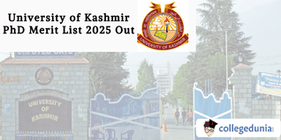 University of Kashmir PhD Merit List 2025 Out; Check Results Here